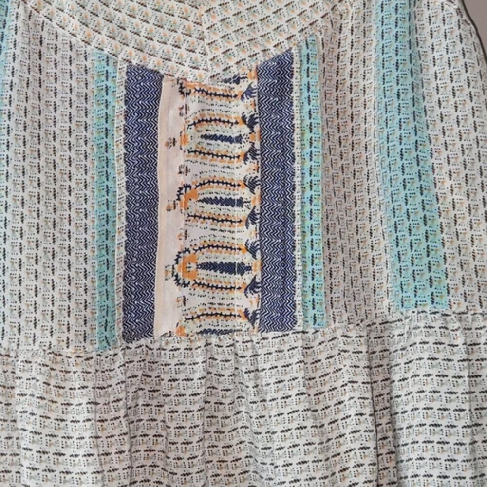 Anthropologie Vanessa Virginia Montara boho pastel tank top size 2 - Picture 5 of 11